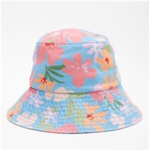 Billabong Still Single Floral Bucket Hat Cotton Vacation 90s style Beach kawaii
